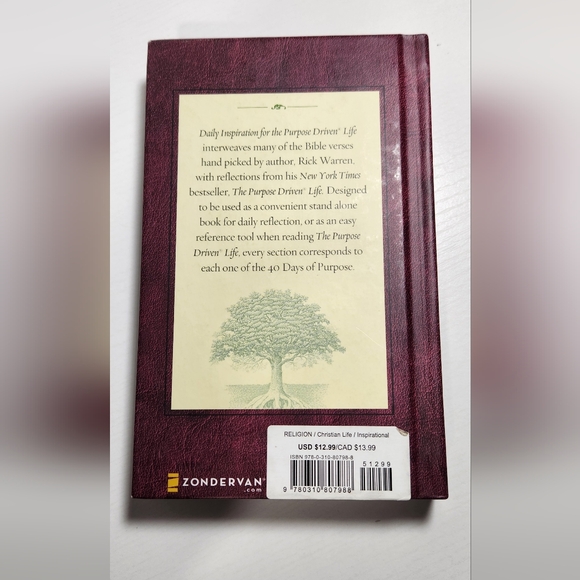 Daily Inspiration for the Purpose Driven Life Book Christian Religion - Picture 3 of 3
